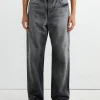 Selvedge Denim Painter Pant in Faded Black