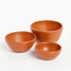 Set Of 3 Bowls in Round