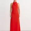 Sevier Dress in Red