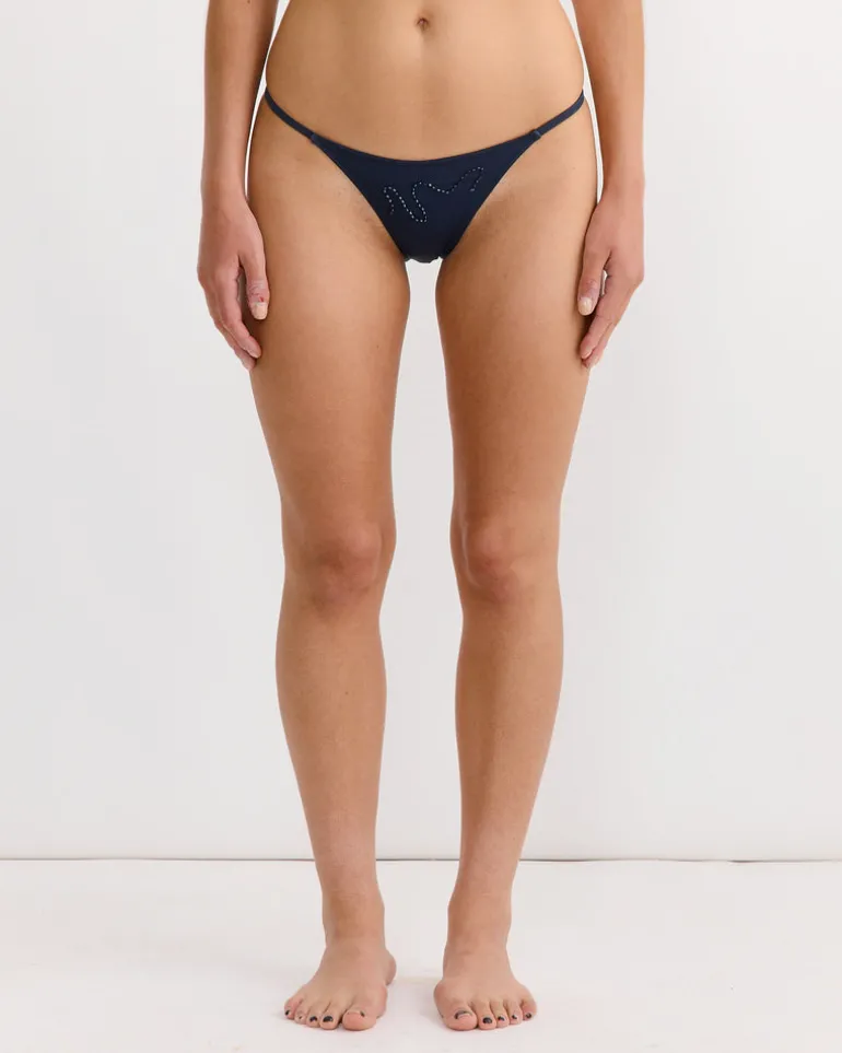 Sharpie Bikini Bottom in Navy