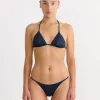 Sharpie Bikini Top in Navy
