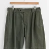 Sheep Suede Short in Green