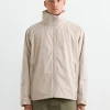 Short Military Parka in Stone