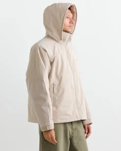 Short Military Parka in Stone