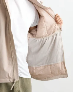 Short Military Parka in Stone