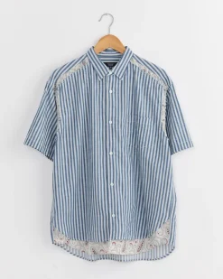 Short Sleeve Shirt in Black/Off White/Red/Navy