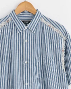 Short Sleeve Shirt in Black/Off White/Red/Navy