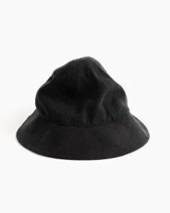 Silk Nep Hat in Black