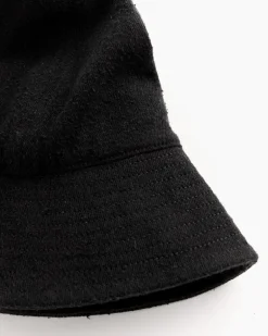 Silk Nep Hat in Black