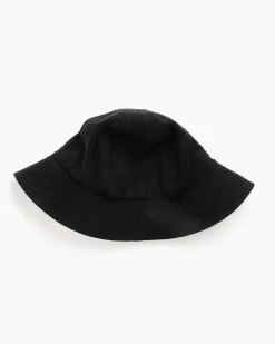 Silk Nep Hat in Black