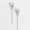 Silver Pezza Earrings
