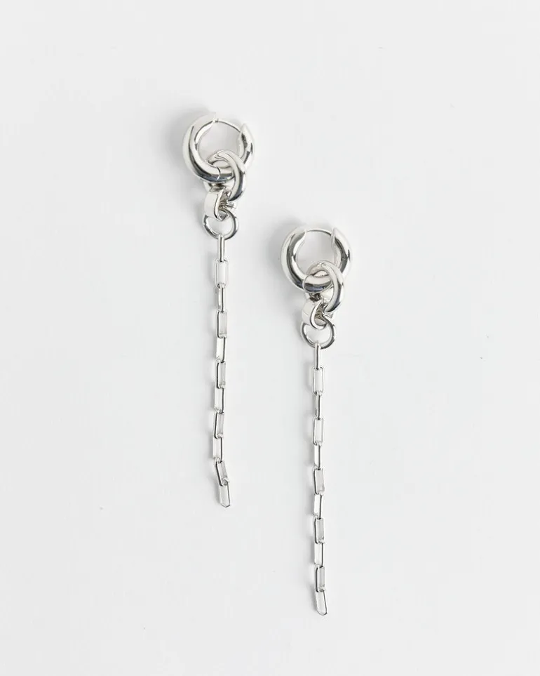 Silver Pezza Earrings