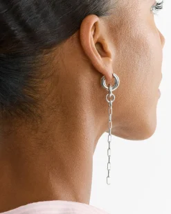 Silver Pezza Earrings