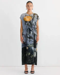 Simple Dress in Print T/Reflections