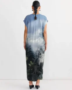 Simple Dress in Print T/Reflections