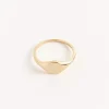 Simple Signet Ring in 14K Yellow Gold