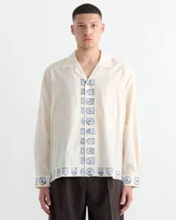 Ski Season Shirt in Ecru