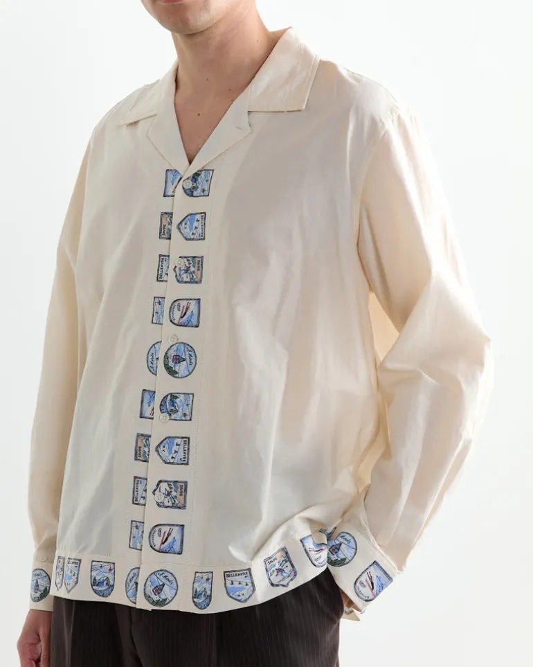 Ski Season Shirt in Ecru