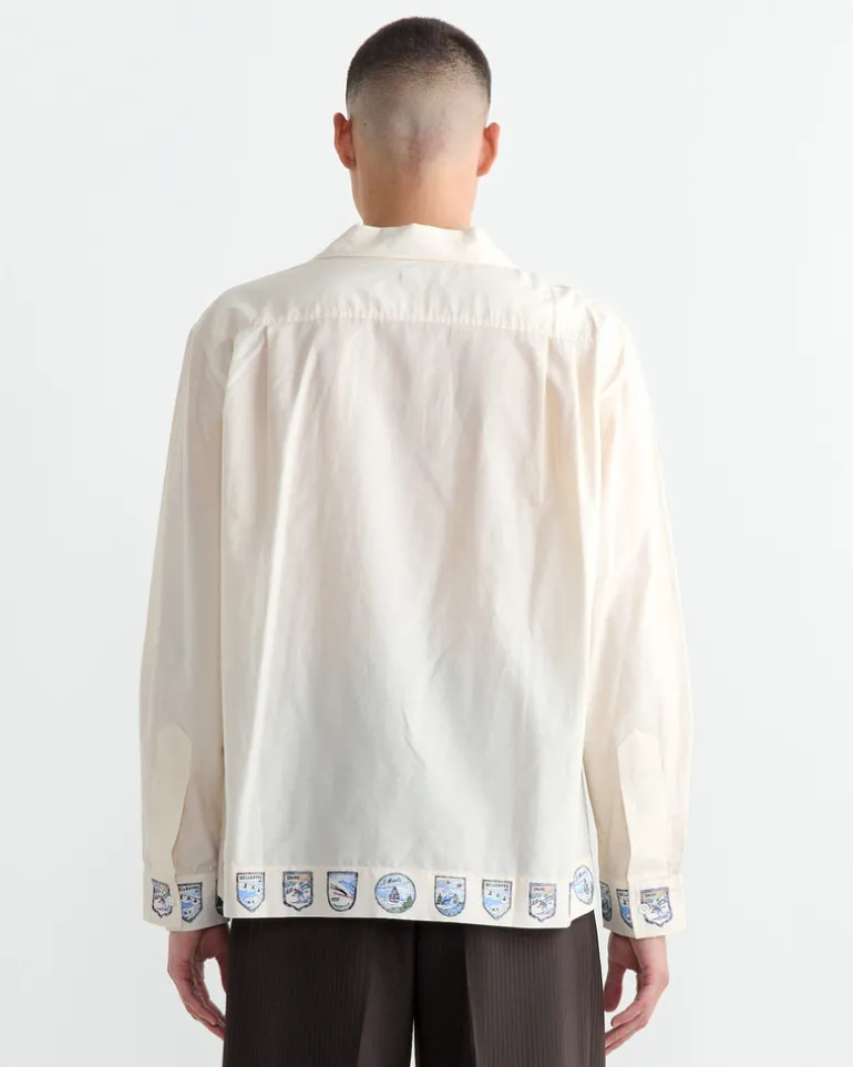 Ski Season Shirt in Ecru