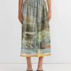 Skirt in Print T/Reflections