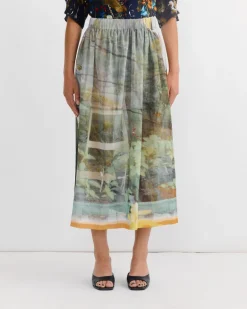 Skirt in Print T/Reflections