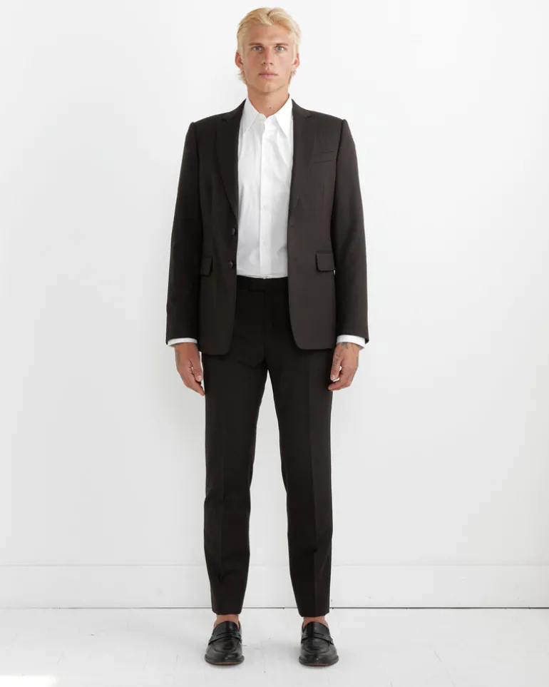 Slim Fit Suit in Dark Brown