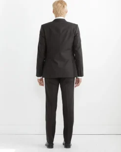 Slim Fit Suit in Dark Brown
