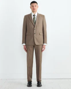 Slim Fit Suit in Tan