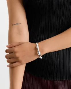 Small Brancusi Cuff in Sterling Silver