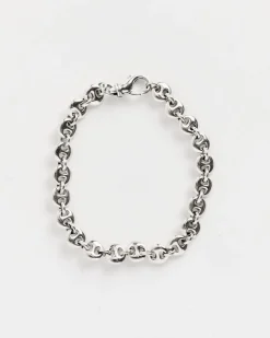 Small Circle Link Bracelet in Sterling Silver