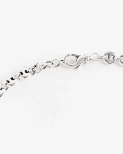 Small Circle Link Necklace in Sterling Silver