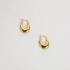 Small Etruscan Hoops in 18K Gold Vermeil