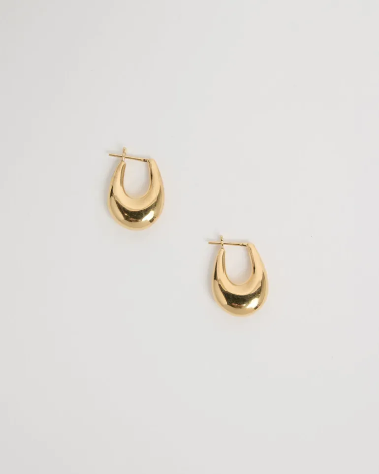 Small Etruscan Hoops in 18K Gold Vermeil