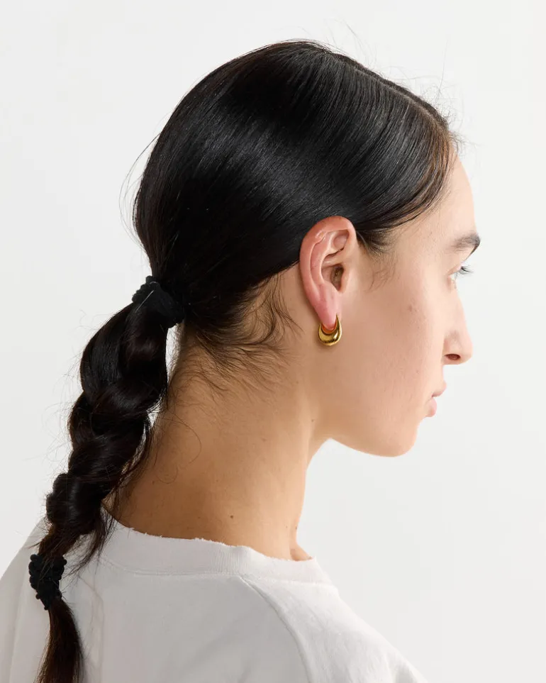 Small Etruscan Hoops in 18K Gold Vermeil