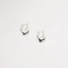 Small Etruscan Hoops in Sterling Silver