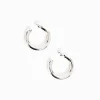 Small Everyday Hoops in Sterling Silver