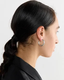 Small Everyday Hoops in Sterling Silver