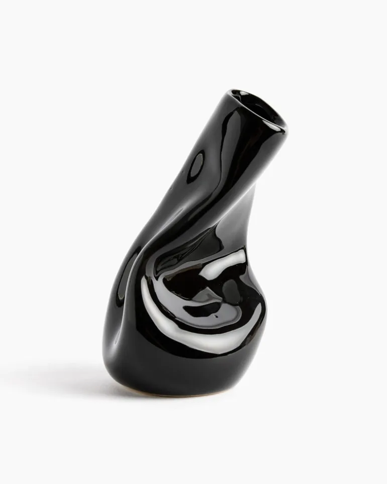 Small Solitude Vessel in Gloss Black