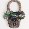 Small Tote Basket in Sky Blue