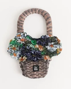 Small Tote Basket in Sky Blue