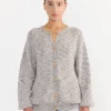 Soar Cardigan in Grey Melange