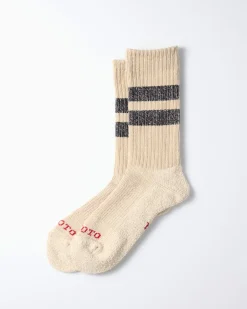 1589 Socks in Beige/Black