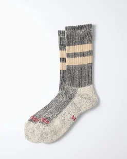 1589 Socks in Black/Beige