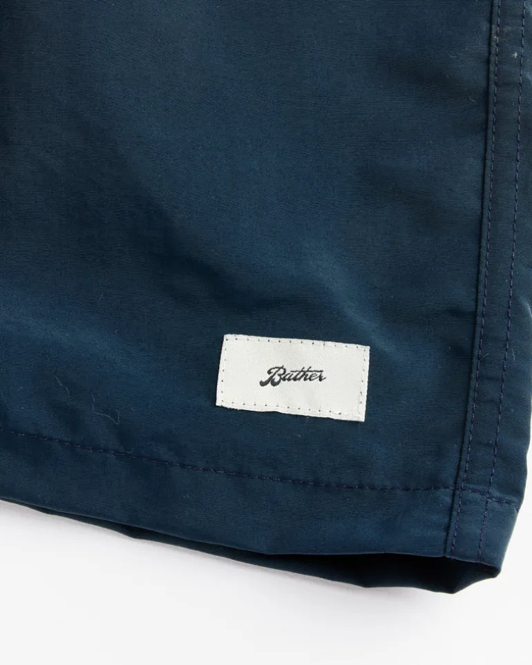Solid Swim Trunk in Navy