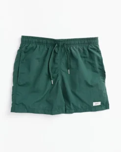 Solid Swim Trunk in Pine