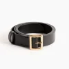 Square Buckle Belt in Black