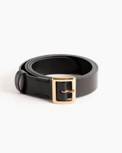 Square Buckle Belt in Black