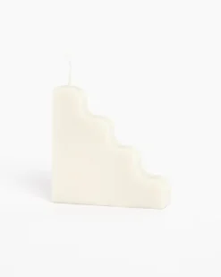 Steps Candle in Pearl