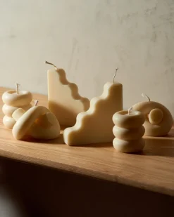 Steps Candle in Pearl