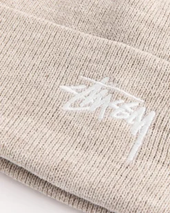 Stock Cuff Beanie in Sandstone